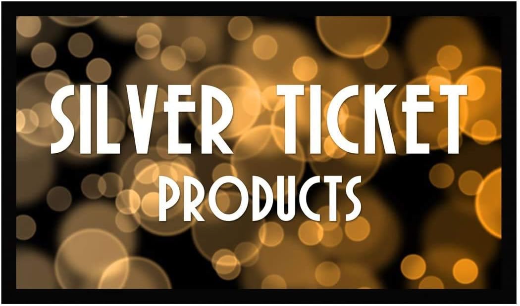 Silver Ticket Products STR Series 6 Piece Home Theater Fixed Frame 4K / 8K Ultra HD, HDTV, HDR & Active 3D Movie Projection Screen, 16:9 Format, 120" Diagonal, Silver Material STR-169120-S