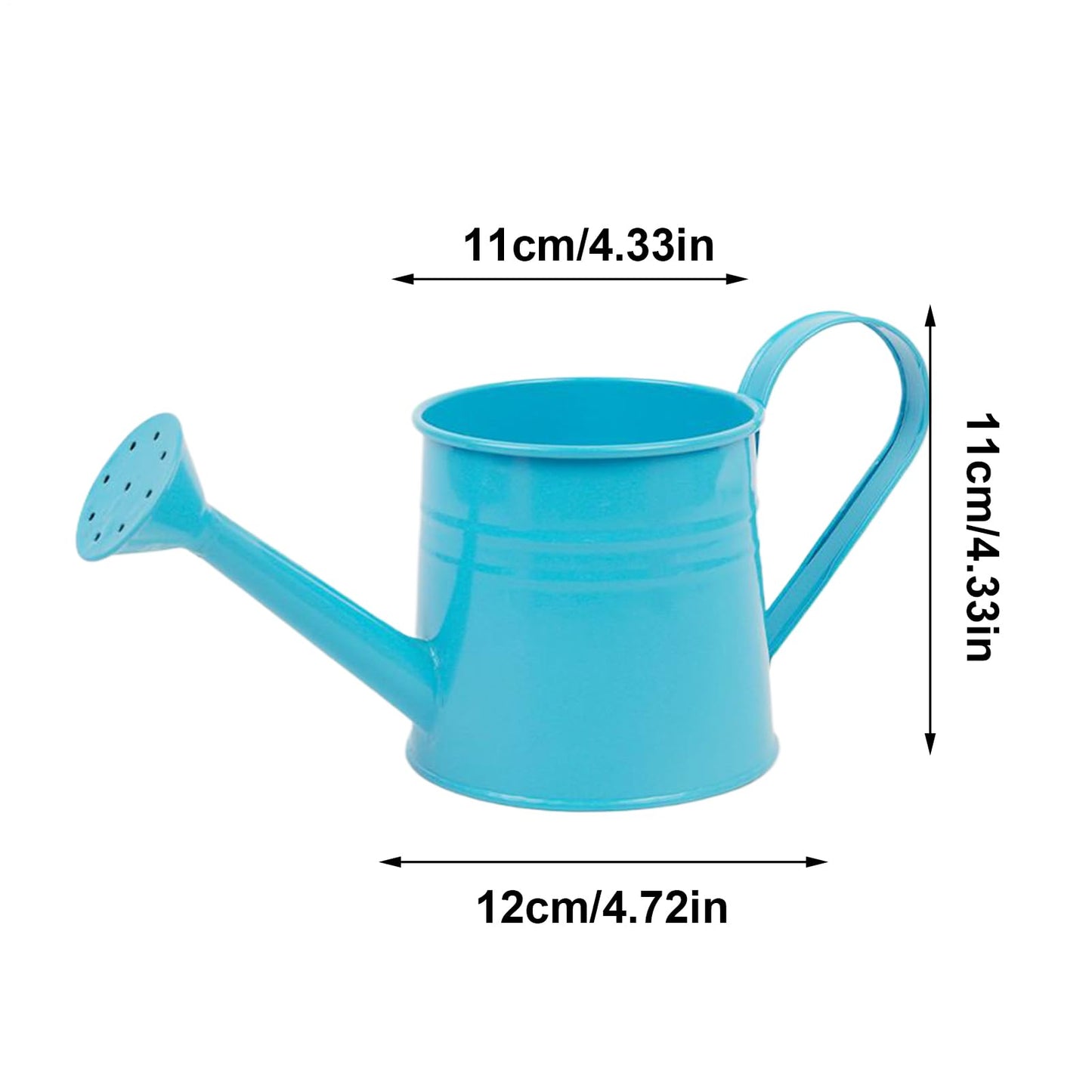 Garden Watering Can - 1L Metal Plant Pot, Long Spout Water Jug, Decorative Flower Container | Watering Bucket for Indoor Plants Outdoor Garden Balcony Patio Greenhouse Lawn Flower Tasks
