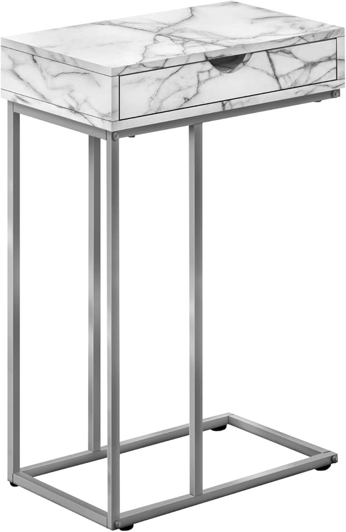 Monarch Specialties I 3772 Accent Table, Storage Drawer, Living Room