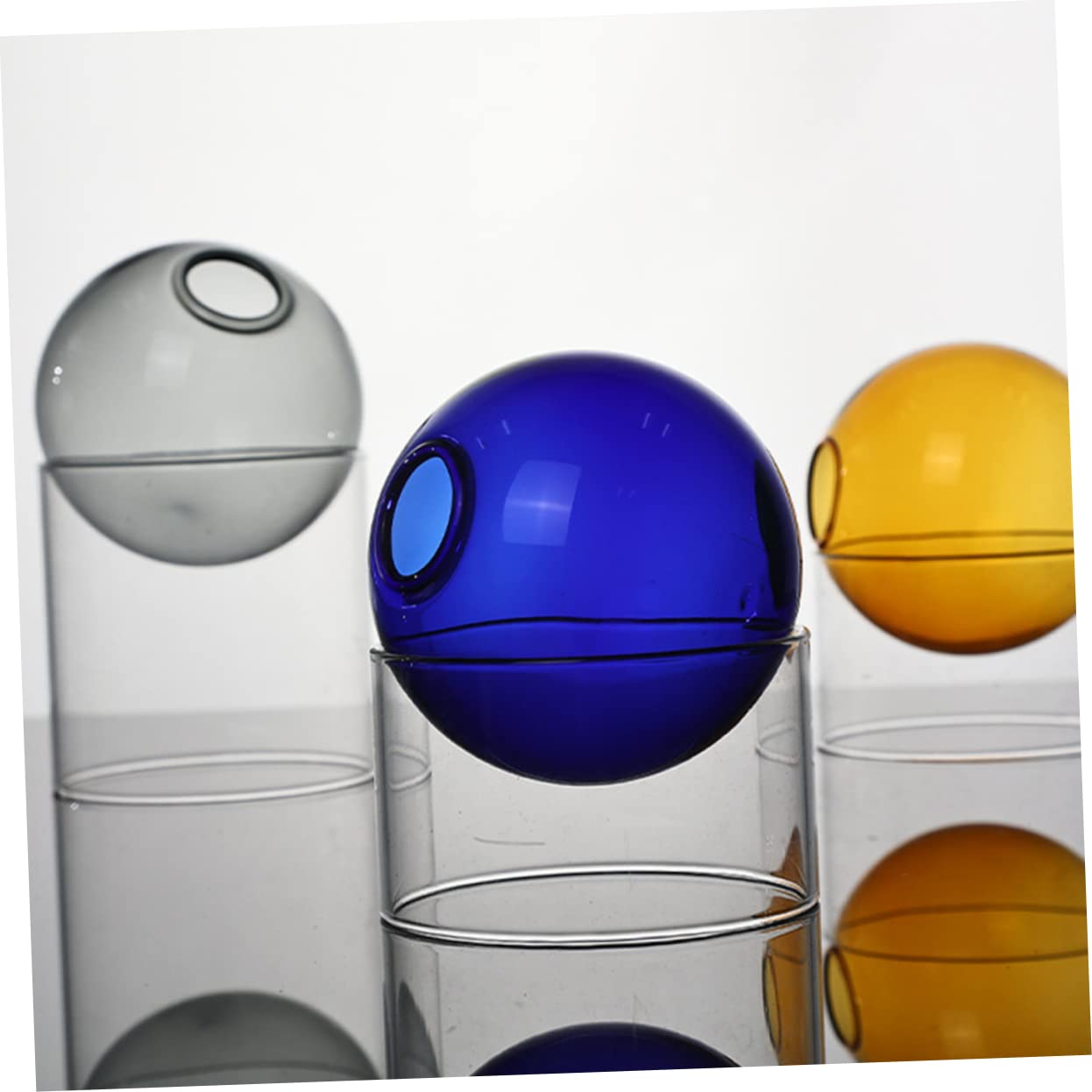LIFKICH Hydroponic Glass Plant Terrarium Creative Flower Vase Home Decor Centerpiece Vase for Flowers