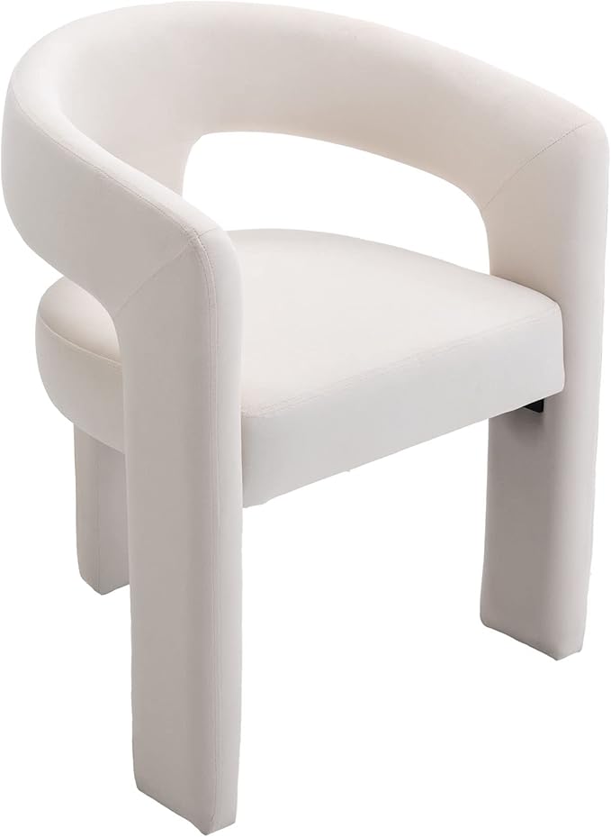 VESCASA Velvet Barrel Dining Chair