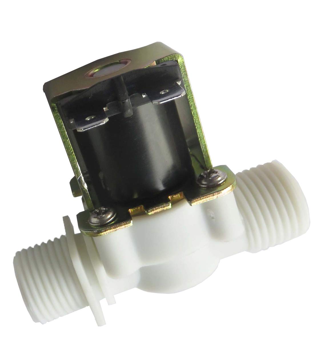 GREDIA Digital LCD Display Quantitative Controller Water Control + 1/2" Hall Effect Flow Sensor Flowmeter + 1/2" Solenoid Valve N/C Normally Closed +24V Power