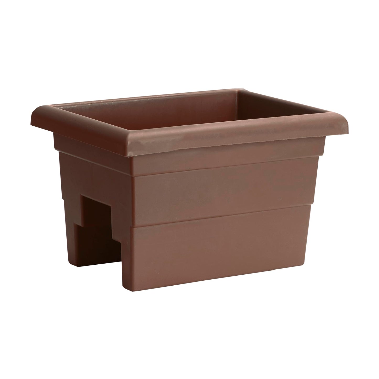Root & Vessel Countryside Rail Planter, Brown, 16"