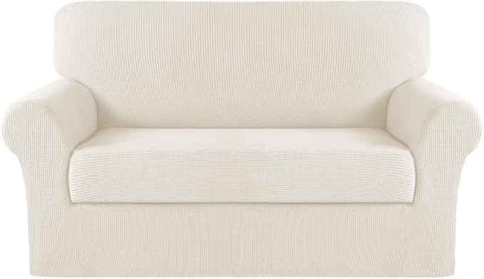 Turquoize Stretch Sofa Slipcover 2 Pieces Sofa Cover Couch Cover