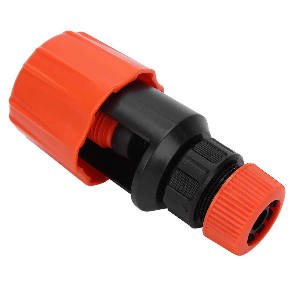 Water Connector Universal Tap to Garden Hose Pipe Connector, Mixer Kitchen Tap Adapter Faucet Adapter Hose Connector for Indoor, Outdoor, Garden, Patio, Watering Irrigation Tool (Orange)