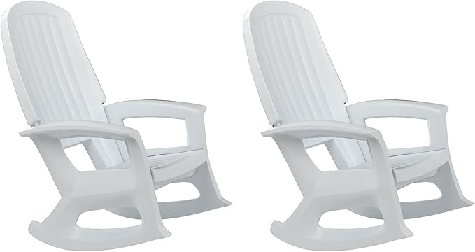 Semco Rockaway Heavy-Duty Outdoor Rocking Chair w/Low Maintenance All-Weather