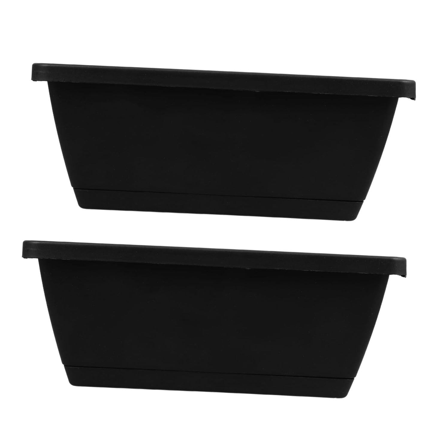 ORFOFE 2 Sets Rectangular Planting Trough Hose Stand Outdoor Garden Planter Astetic Room Decor Vegetable Planters Window Pot Plants Indoor Flower Planter Plastic Mini Flower Bed