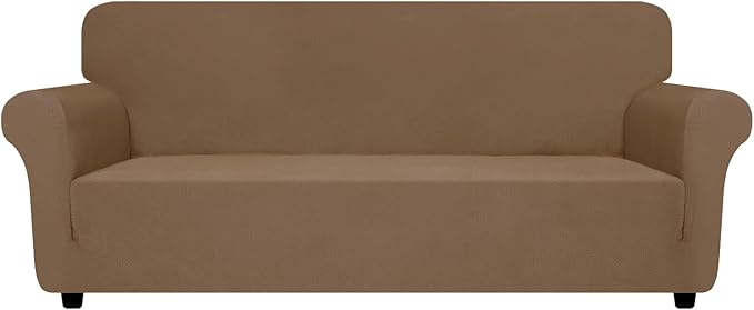 ZNSAYOTX Super Stretch Sofa Cover, New Striped Sofa Covers Fitted Slipcovers