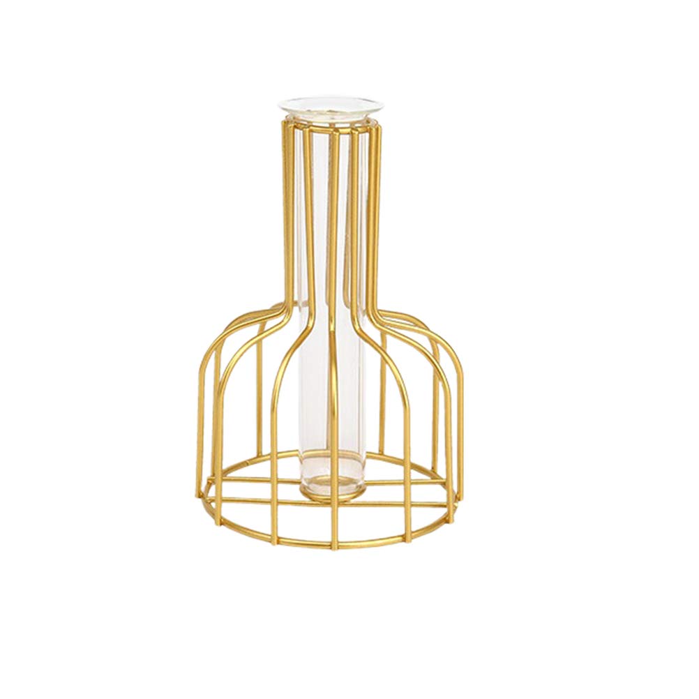 1pc Planter Bulb Desktop Planter Vase Flower Vase Glass Tube Glass s Desktop Plant Terrarium Dinner Table Decor Plants Decor Iron Crafts Birthday Present Dining Table