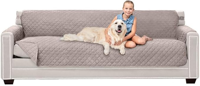 Sofa Shield® Couch Slip Covers for Dogs, Reversible Furniture Protector