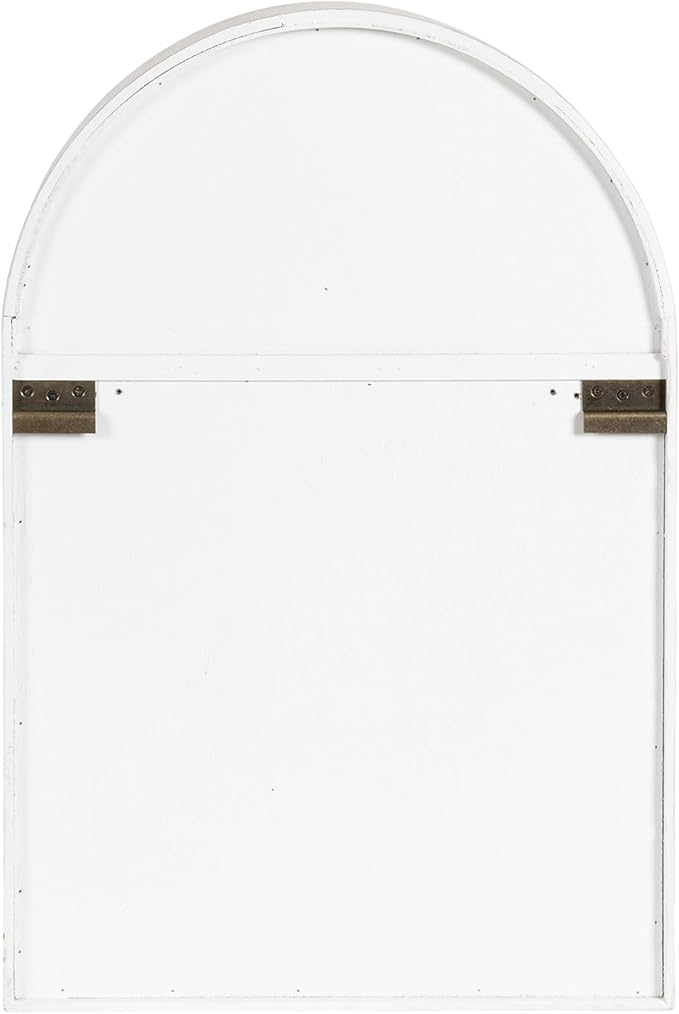 Kate and Laurel Megara Decorative Wooden Hanging Arched Wall Cabinet