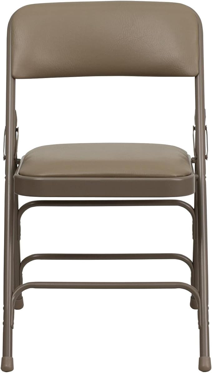 Flash Furniture 4 Pack HERCULES Series Curved Triple Braced & Double Hinged