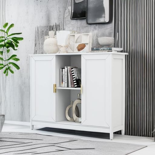 TaoHFE White Buffet Cabinet