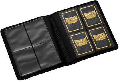 Dragon Shield Card Codex Binder – 160 Card Portfolio, Pocket Sideload Pages, Trading Card Album for Pokemon, MTG, YuGiOh, TCG, OCG & Sports Cards | Iron Grey