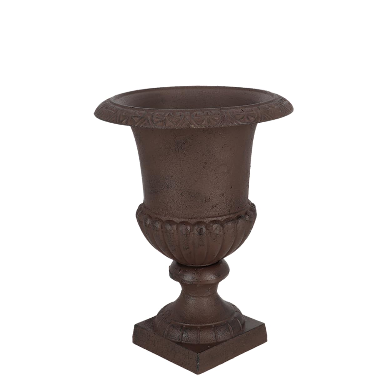 Esschert Design XH61-AR Large French Urn, 12" Diameter, Cast Iron, Decorative
