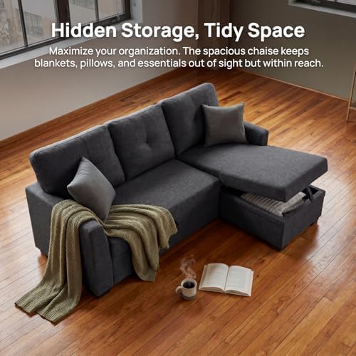 Convertible Sofa Bed, L Shape Sleeper Sofa