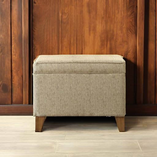 Homepop Home Decor | Medium Square Storage Ottoman