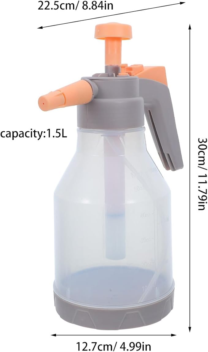 Bird Bath Sprayer for Parrots: Ultrafine Avian Pump Mister - 1.5L/50.72 Fl Oz Handheld Bird Bath Habitat Cleaner for Parakeets Macaws Cockatiels