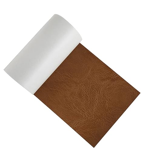 Leather Repair Tape kit Patch Heavy Duty, Retro Khaki 4x60 inch Self Adhesive