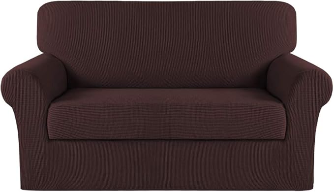 Turquoize Stretch Sofa Slipcover 2 Pieces Sofa Cover Couch Cover