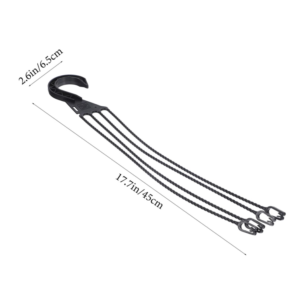 OFFSCH 10pcs Resin Plant Pot Hangers Hanging Flower Pot Hooks for Indoor Gardening Easy Install Home Office Decor