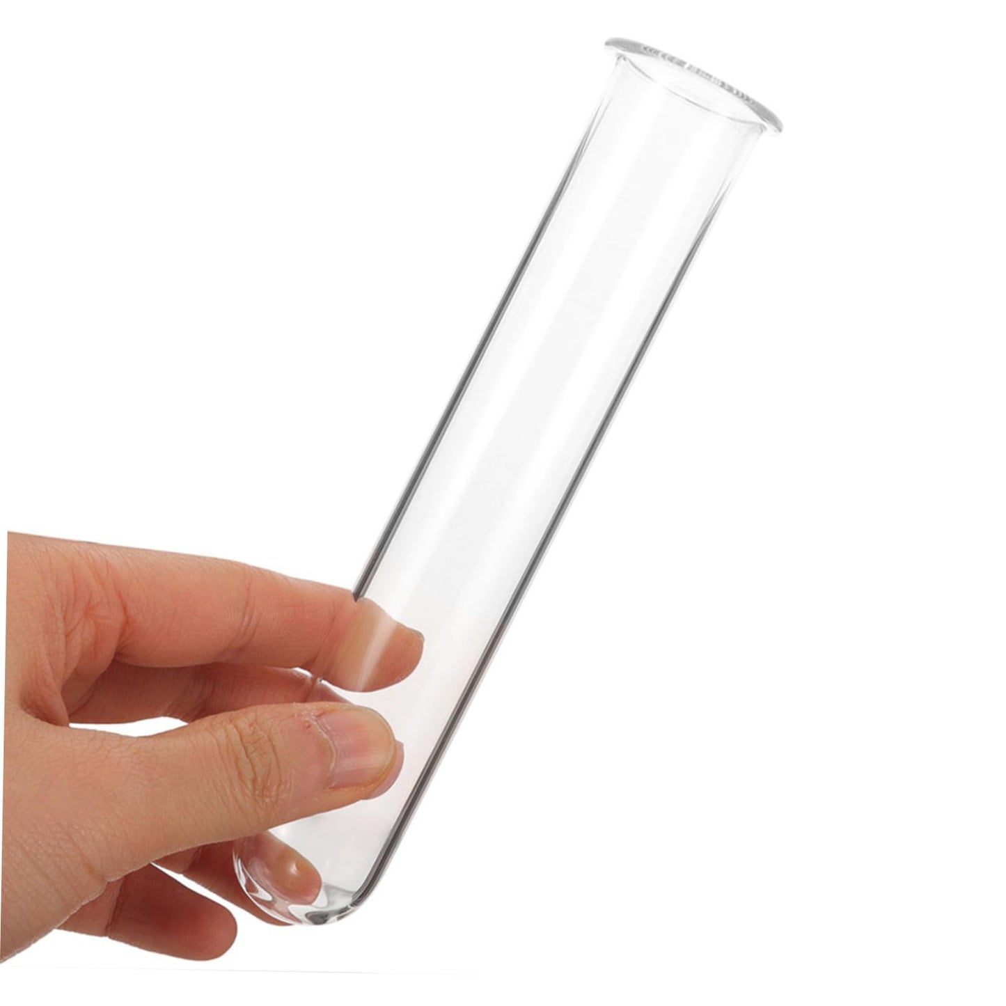 CATIEBYE 5pcs Glass Test Tube Vases for Plant Propagation Small Hydroponic Flower Water Tubes for Home and Office Terrarium Decoration 2.5x3x15cm