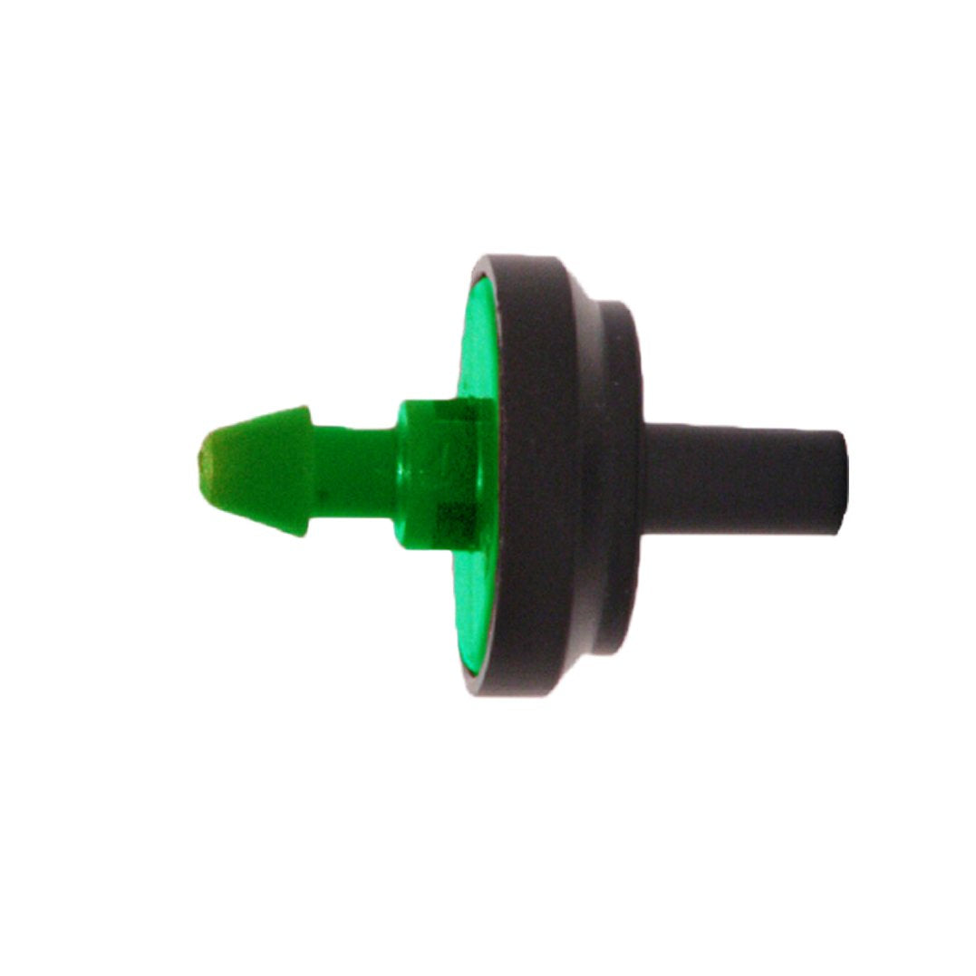 Raindrip PC8050B 2 GPH Pressure Compensating Drippers, Drip Irrigation Emitters for Drip Irrigation Gardening System, Maintains Constant Water Flow, 50-Pack, Green