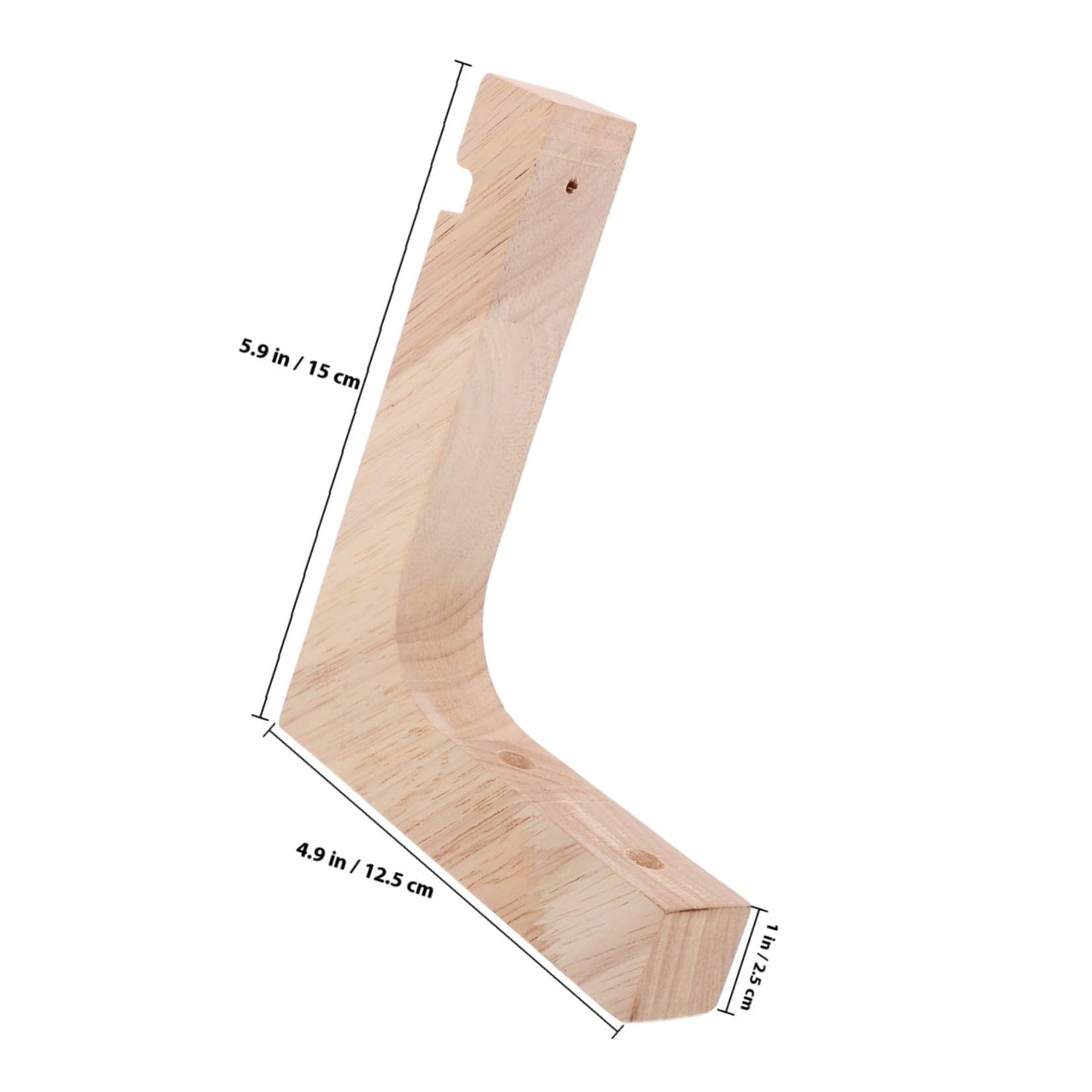 Angoily Wood Hooks for Hanging Plants 2pcs Heavy-Duty Wooden Plant Hangers Wall Mounted Brackets for Indoor Outdoor Hanging Flower Pots Balcony Garden Decor