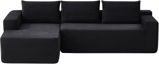 97" Cloud Sectional Couch, Modern Modular Sectional Sofa