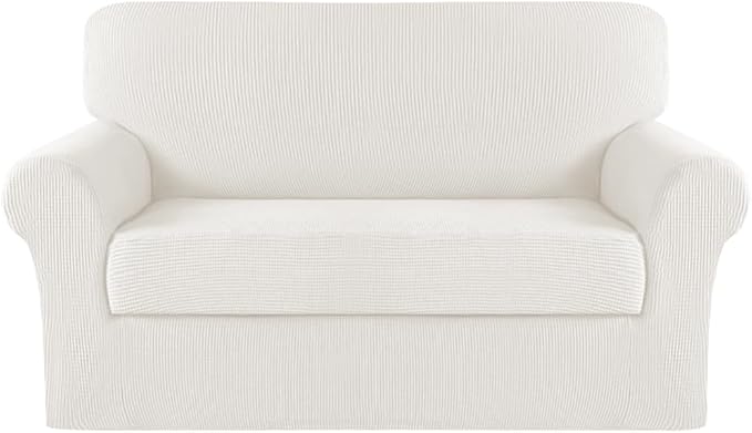 Turquoize Stretch Sofa Slipcover 2 Pieces Sofa Cover Couch Cover