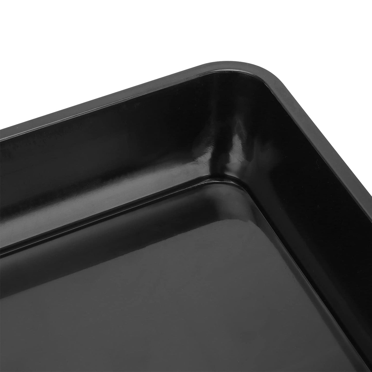 JOIKIT 10 PCS 10 x 10 Inch Square Plant Saucer, Plastic Plant Saucer Drip Tray, Square Flower Pot Tray for Indoors and Outdoor Plant Pots, 1.38 Inch Deep, Black