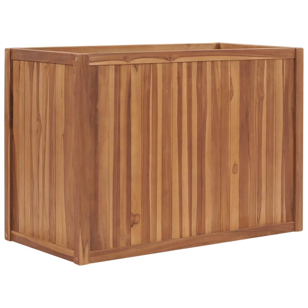 VIHHQGC Raised Bed Planter Solid Teak Wood for Indoor and Outdoor Gardening with Classic Design and Elegant Finish for Enhanced Plant Growth and Durability