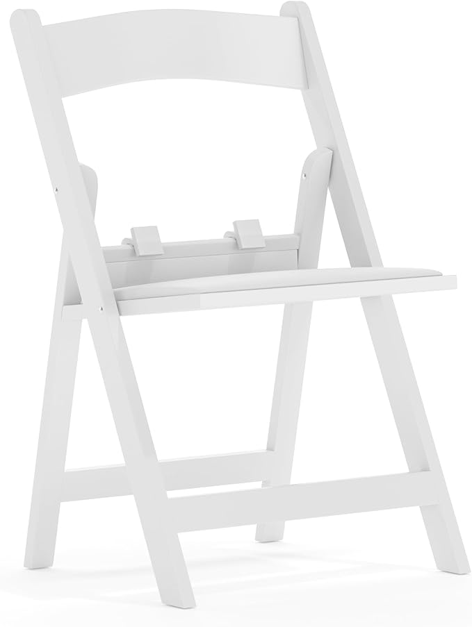 Flash Furniture HERCULES Kids White Resin Folding Chair