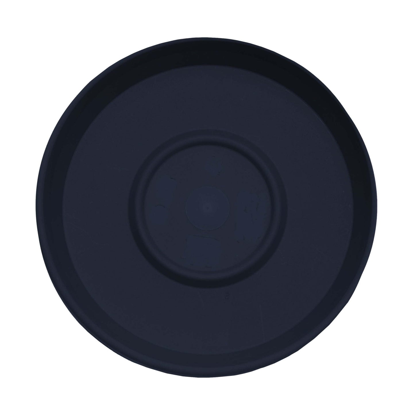 Bloem 10" Terra Round Plant Saucer, Lightweight UV-Resistant Resin Outdoor & Indoor Flower Pot Tray - Traditional Design and Durable for Garden and Home Décor - Fits 10-inch Planter Pots, Navy Blue