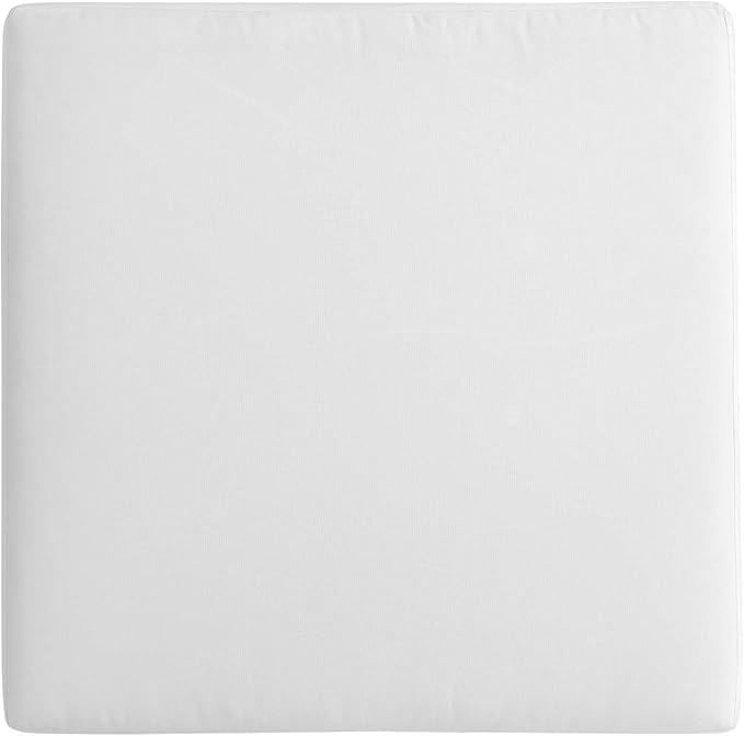 Modway Tahoe Aluminum Ottoman in Gray White