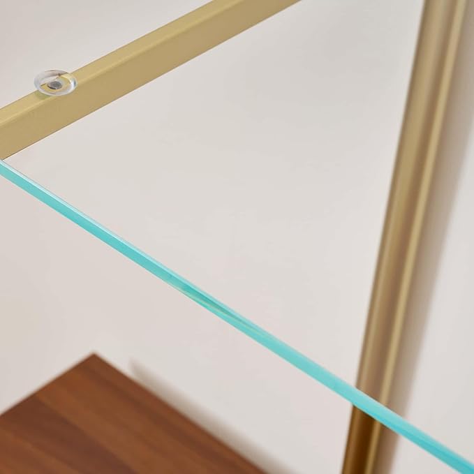 LumFurn Extra Large Glass Console Table