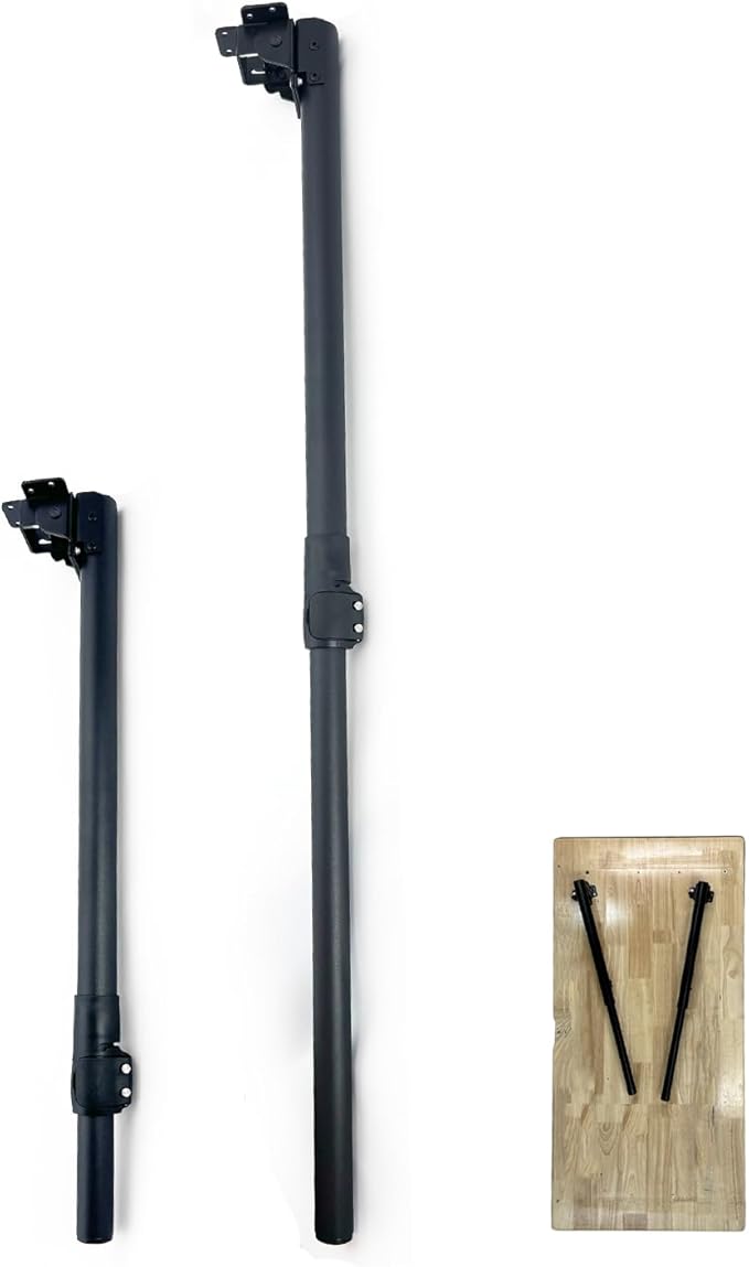 Benbuoo Foldable Aluminum Alloy Table Legs, 22-34" Adjustable Height, DIY
