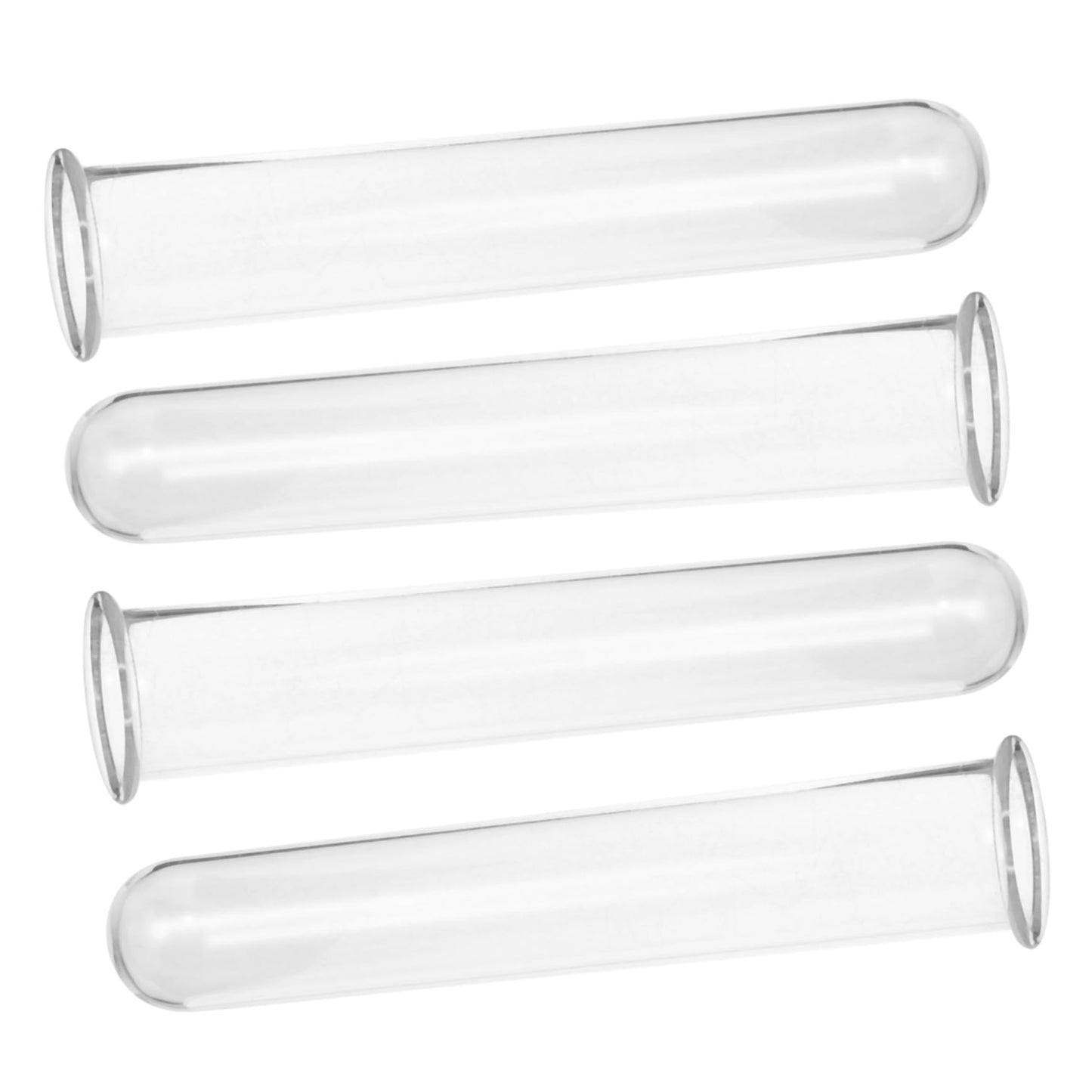 ifundom 4pcs Glass Test Tube Vase Flower Plant Decor for Hydroponic Water Tube Vase Terrarium Decor