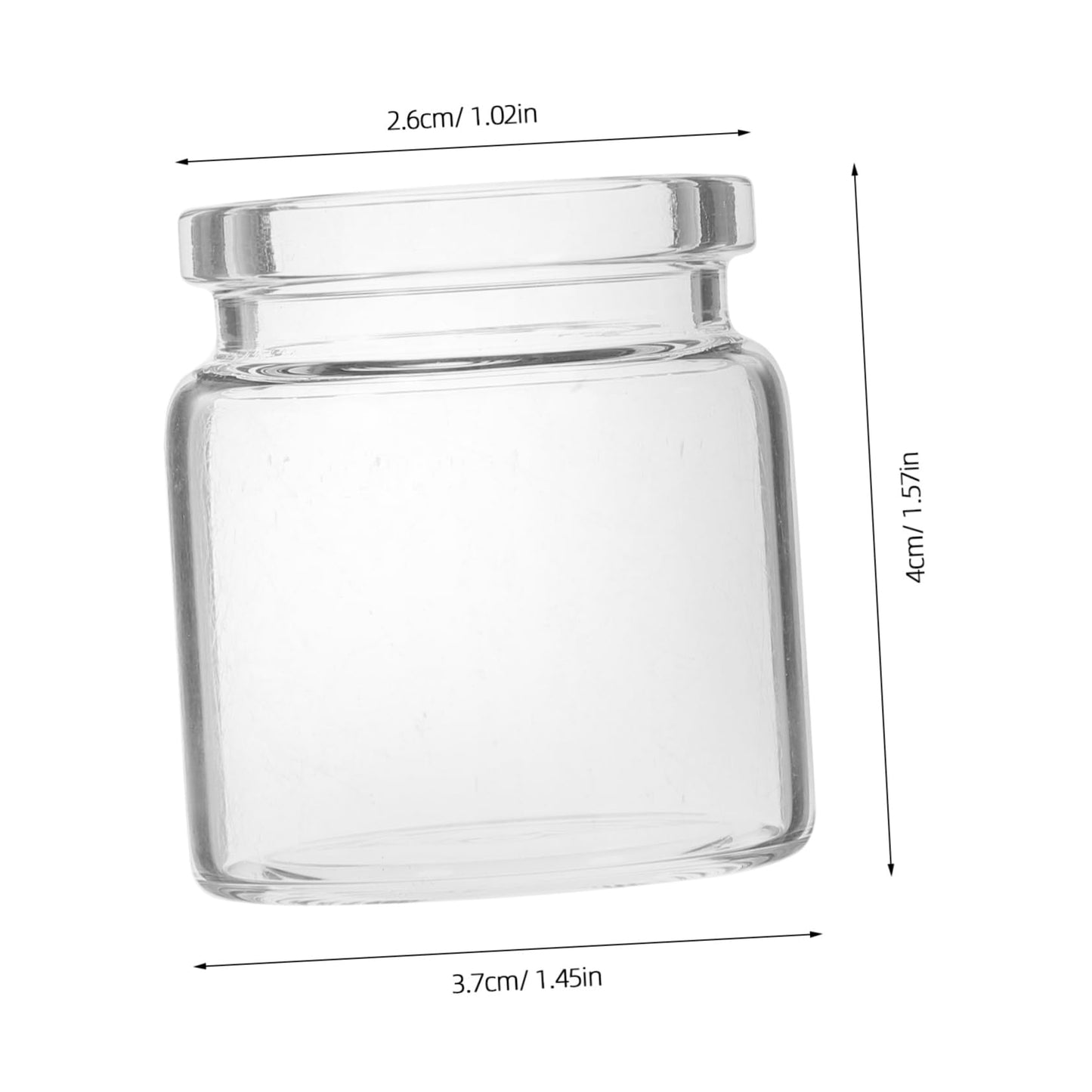 Mipcase 10pcs Mini Glass Bottles Succulent Landscape Decor Test Tube Vases Micro Terrariums for Plant Propagation
