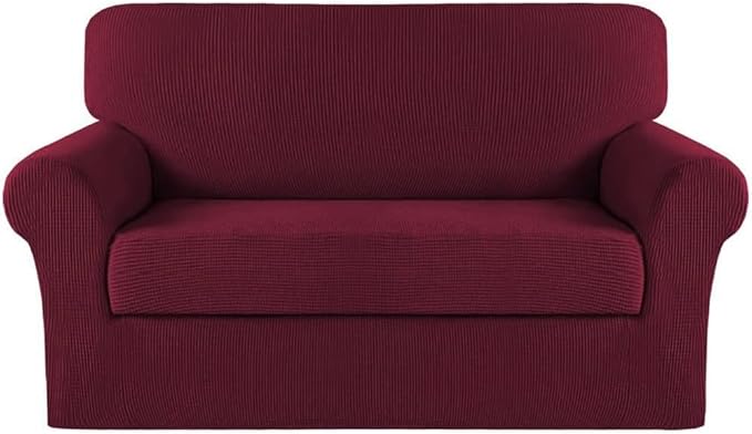 Turquoize Stretch Sofa Slipcover 2 Pieces Sofa Cover Couch Cover
