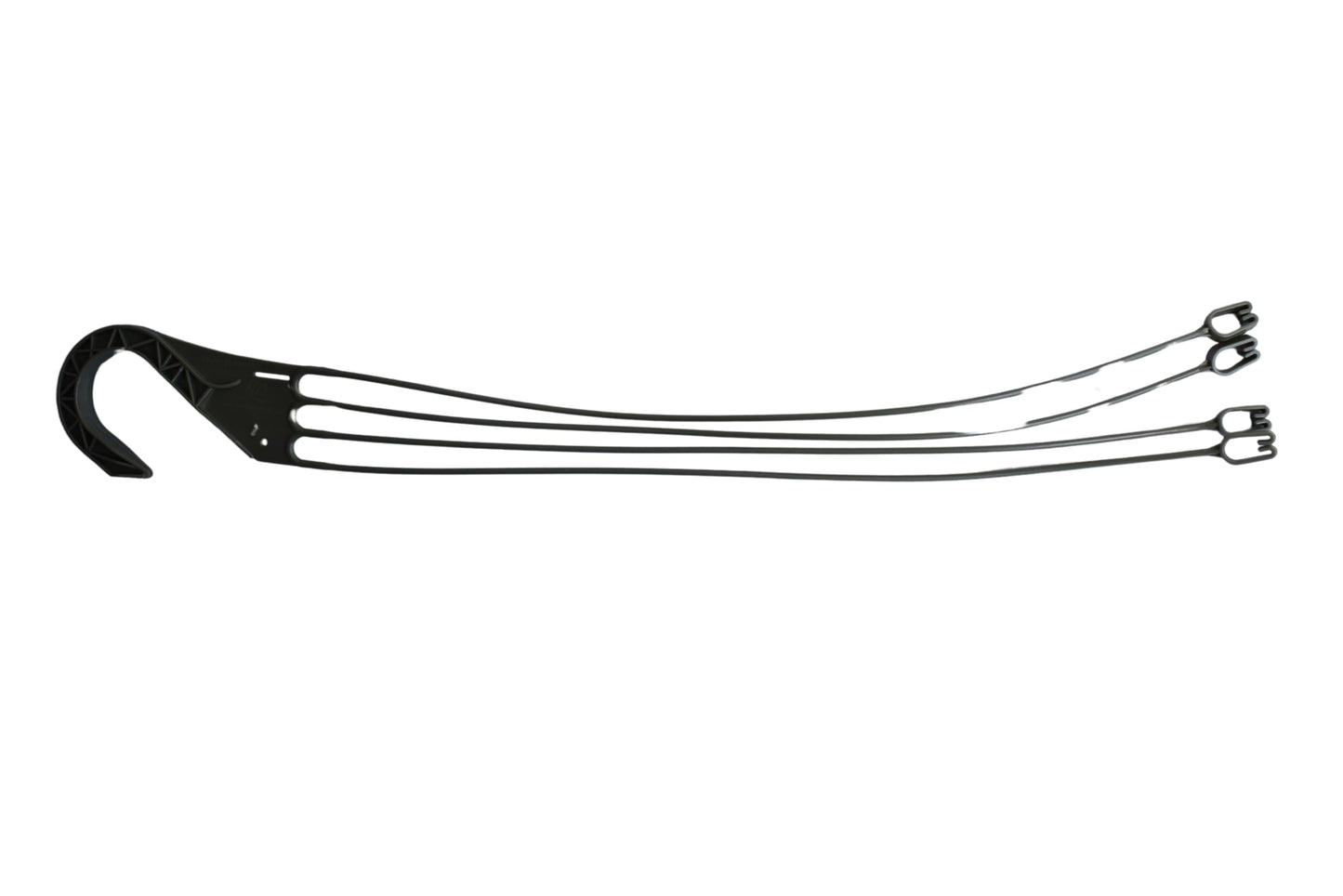 Replacement 4 Strand Plastic Hangers for 12" Hanging Baskets - Set of 5 (Olive Green)