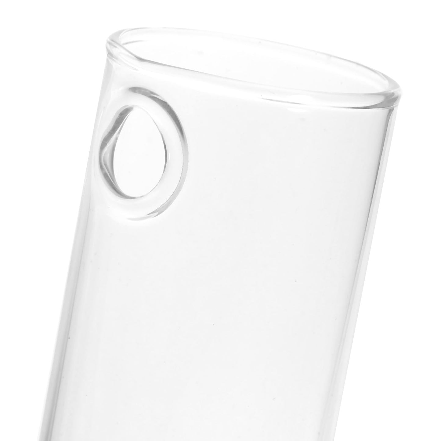 Amosfun Glass Hanging Planter Wall Vase Set, Large Cylindrical Hydroponic Glass Flower Vases with Crystal Mud and No-Trace Nails, Wall-Mount Terrarium for Indoor and Outdoor Plant Decor