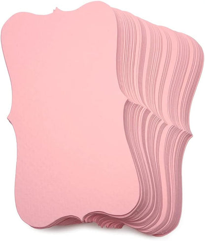 PPAPPAPPIYO PINK Paper index cards Business Cards (100) Paper3.54inx1.96in P04 - Blank
