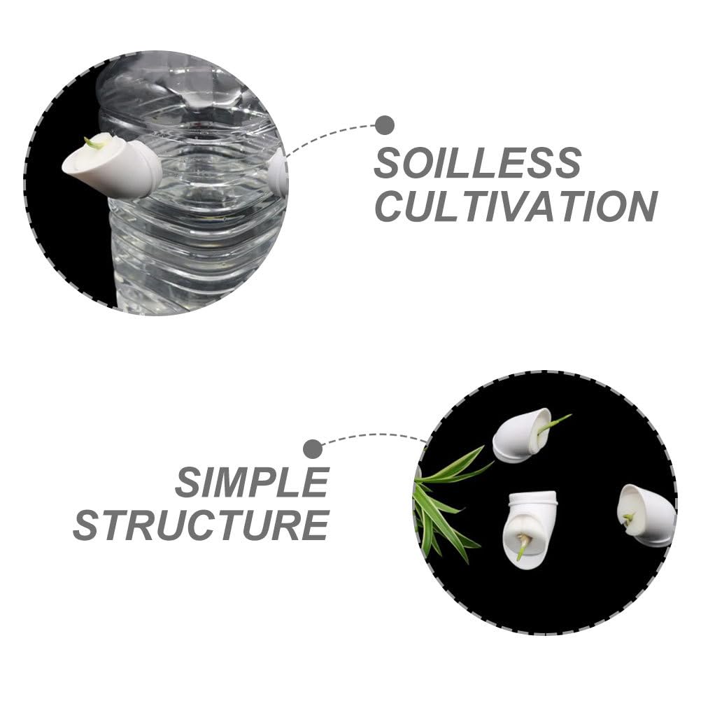 IWOWHERO Reusable Hydroponic Plant Cups with Sponges for Vertical Hydroponics Tower System Soilless Garden Containers for Growing Vegetables and Orchids 12-Pack 2.83X1.49X1.49In