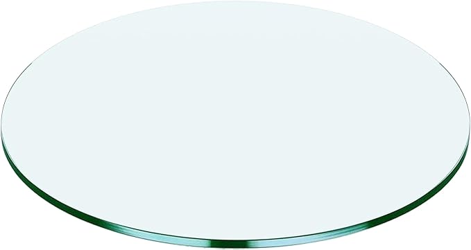 18" Round Tempered Glass Table Top