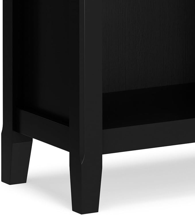 SIMPLIHOME Amherst TV Stand and Bookcase Bundle