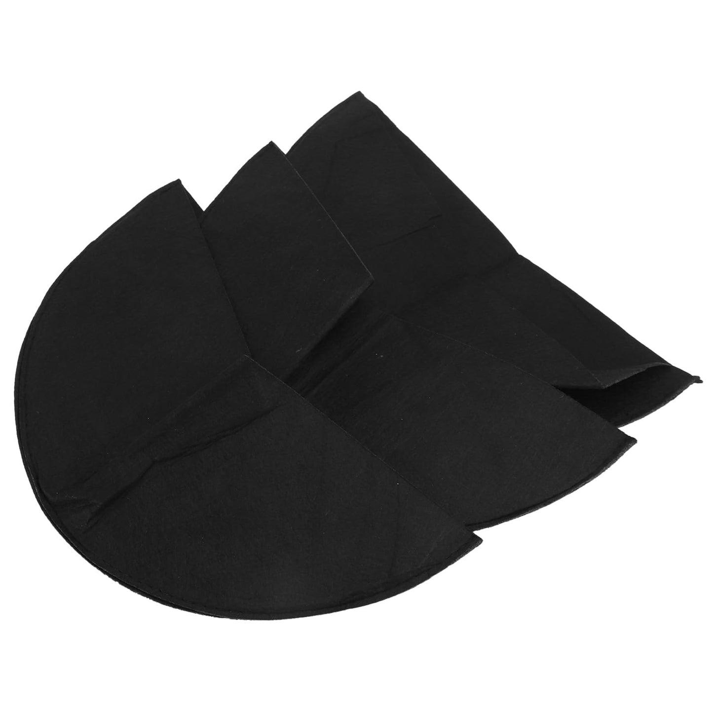 Phefop 3PCS Half Round Planter Liners, Non Woven Felt Hanging Basket Liners with Breathable Fabric, for Window Frames, Garden Planters, Wall Hanging Flower Pots (16 Inch)
