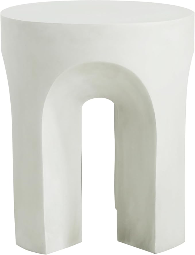 Christopher Knight Home Ottilie Outdoor Side Table, Lightweight Concrete Garden