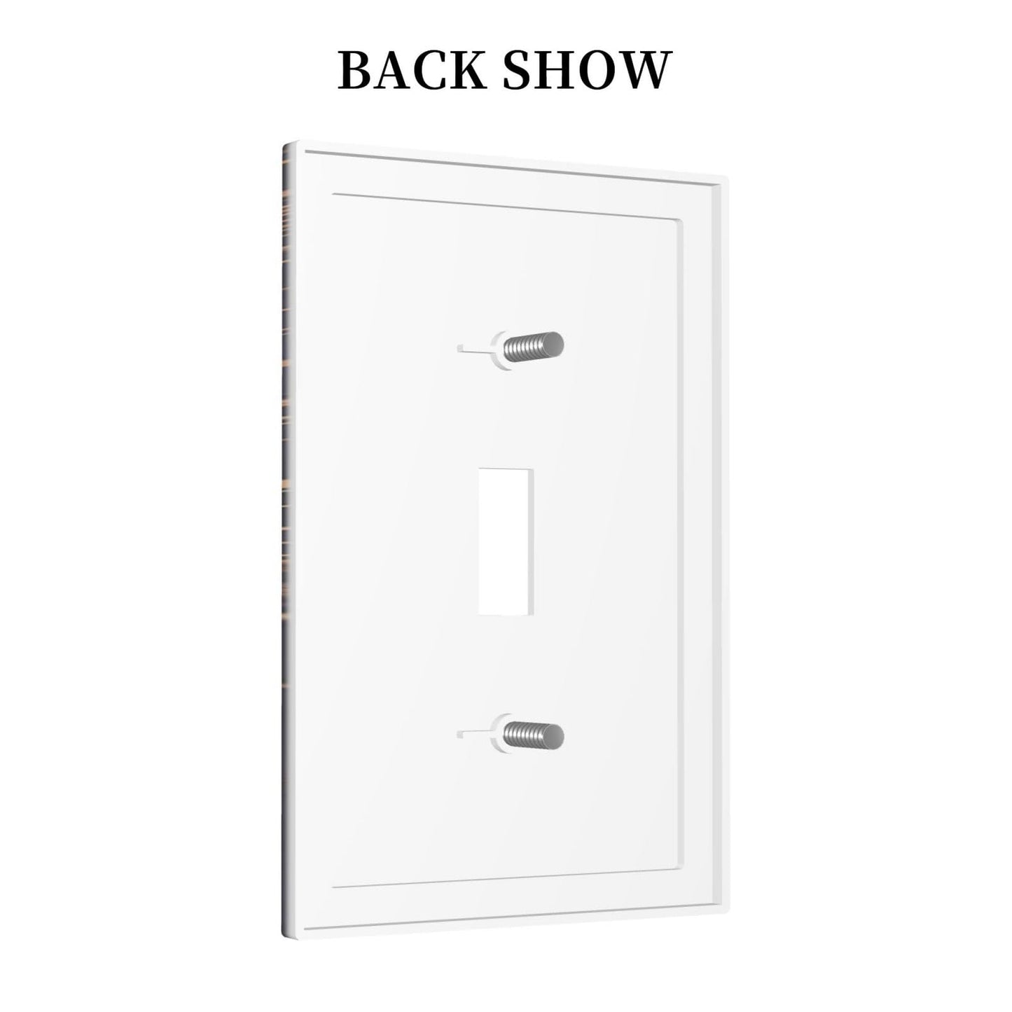 Nadoabtm Decorative Light Switch Cover Plate Gothic Celestial Gold Moon Stars 1 Gang Single Toggle Decorate Switch Plate Cover Wall Plate Electrical Outlet Covers For Home Farmhouse Decor