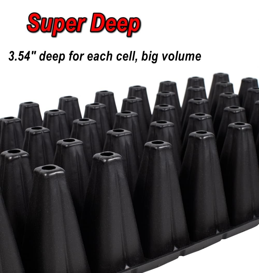 Nothers RooTrimmer 50 Cell, 10pcs-Pack Thick Durable Seedling Plastic Nursery Trays (GGQB50, 10/20) 1